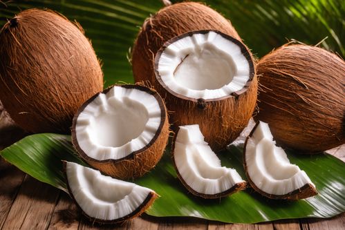 有機食物食品椰肉可口果實椰子攝影圖圖片 攝影圖 下載至來源處